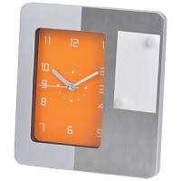 Часы настольные с магнитами orange