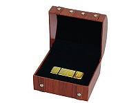 Набор «Пираты ХХI века»: флеш-карта «Слиток золота» USB 2,0 на 4 Gb в подарочной коробке в виде сундука