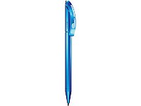 Ручка шариковая Prodir модель DS3 TOO глянцевый металлик голубая