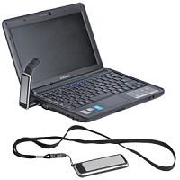 Подсветка для ноутбука с картридером для микро SD карты; 8х3х1 см; металл