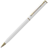 SLIM, Gold/White  ручка шариковая