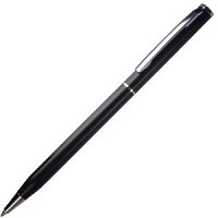 SLIM, Chrome/Black  ручка шариковая