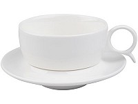 Чайная пара: чашка на 200 мл с блюдцем ring