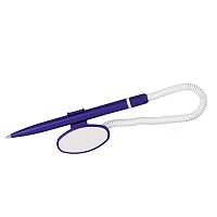 Ручка шариковая Fox бело-синяя