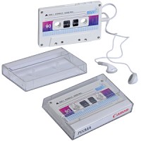 МП3 плеер в виде кассеты со слотом для микро SD карты White