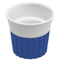 Чашка с силиконовой вставкой (Синий)