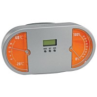 Часы настольные с термометром (Orange)