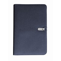 Папка А4 с карманами для СD и бумажным блоком Синяя