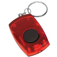 Брелок со светодиодом красный с кнопкой