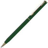 SLIM, Gold/Green  ручка шариковая 