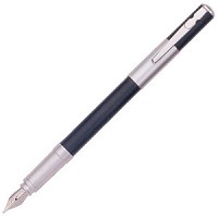 CONSUL, Silver/Black ручка перьевая 