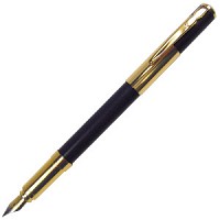 CONSUL, Gold/Black ручка перьевая