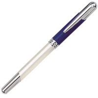 ADVOCATE, ручка-роллер Pearl/Blue/Chrome