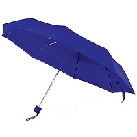 Зонт механический с пластиковой ручкой Синий