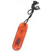 Авторучка-фонарик на шнурке  Оранжевая