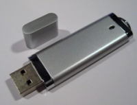USB Серебристая Плоская 4Gb
