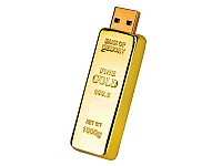 Флеш-карта «Слиток золота» USB 2.0 на 4 Gb