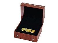 Набор «Пираты ХХI века»: флеш-карта «Слиток золота» USB 2,0 на 4 Gb в подарочной коробке в виде сундука