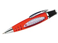 Ручка шариковая «Фаренгейт» с термометром красная