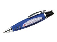 Ручка шариковая «Фаренгейт» с термометром синяя