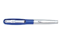 Ручка шариковая с фонариком и магнитом. Фонарик можно использовать в качестве подсветки при письме