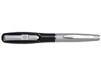 Ручка шариковая с фонариком и магнитом. Фонарик можно использовать в качестве подсветки при письме black