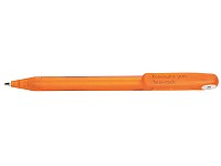 Ручка шариковая полупрозрачная Prodir модель DS1 TFF-X оранжевая