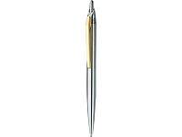 Ручка шариковая Inoxcrom модель Pure серебристая с золотом
