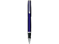  Ручка роллер Inoxcrom модель Wall Street Titanium серо-синяя с серебром