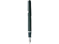 Ручка перьевая Inoxcrom модель Wall Street Titanium черная с серебром