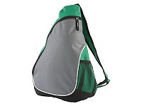 Рюкзак на одно плечо с 1 отделением и 2 сетчатыми карманами green