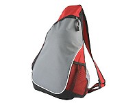 Рюкзак на одно плечо с 1 отделением и 2 сетчатыми карманами Red