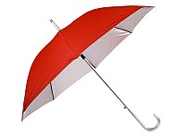 Зонт-трость полуавтоматический с алюминиевой ручкой 