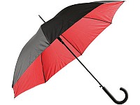Зонт-трость полуавтоматический двухслойный 2-х цветный