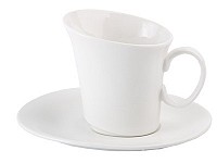 Чайная пара: чашка на 180 мл с блюдцем white