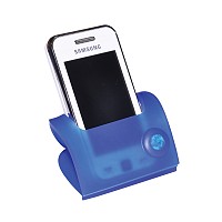 PVC подставка для мобильного телефона синяя