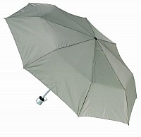 Зонт складной в алюминиевом футляре, серый