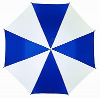 Зонт-трость, бело-синий